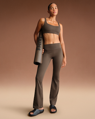 Nike NikeSKIMS Matte Women's High-Waisted Slim Flared Leggings