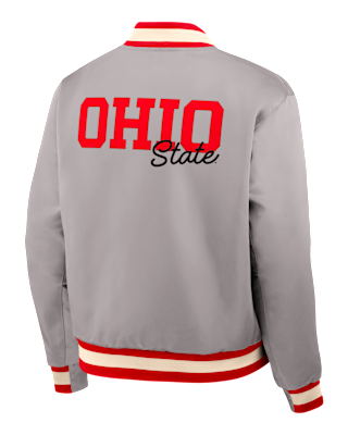 Nike Ohio State Legacy Men's Nike College Full-Snap Bomber Jacket