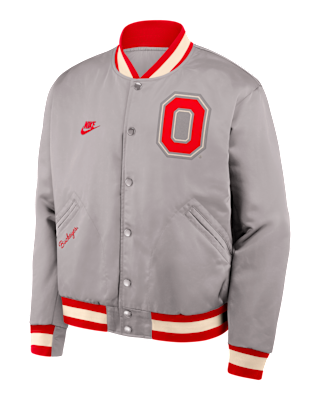 Nike Ohio State Legacy Men's Nike College Full-Snap Bomber Jacket