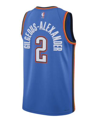 Nike Oklahoma City Thunder Icon Edition Men's Nike Dri-FIT NBA Swingman Jersey
