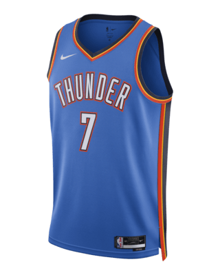 Nike Oklahoma City Thunder Icon Edition Men's Nike Dri-FIT NBA Swingman Jersey