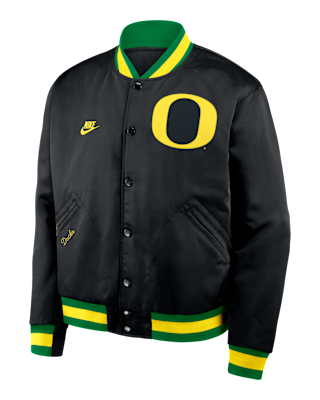 Nike Oregon Legacy Men's Nike College Full-Snap Bomber Jacket