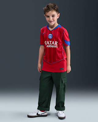 Nike Paris Saint-Germain 2025/26 Stadium Third Big Kids' Nike Dri-FIT Total 90 Soccer Replica Jersey
