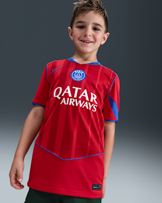 Nike Paris Saint-Germain 2025/26 Stadium Third Big Kids' Nike Dri-FIT Total 90 Soccer Replica Jersey