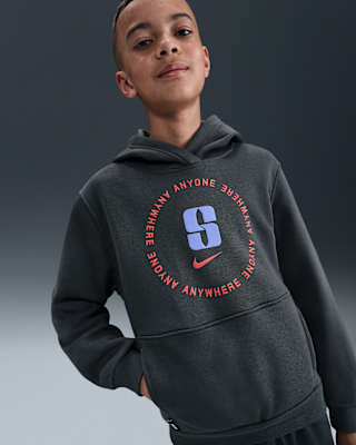 Nike Sabrina Club Fleece Big Kids' Basketball Hoodie