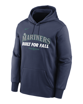 Nike Seattle Mariners 2025 Postseason Authentic Collection Men’s Nike Therma MLB Pullover Hoodie
