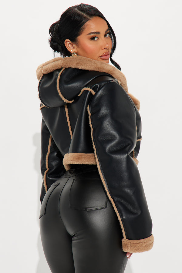 Fashion Nova Better Than Your Next Convertible Trench Coat - Black/Brown