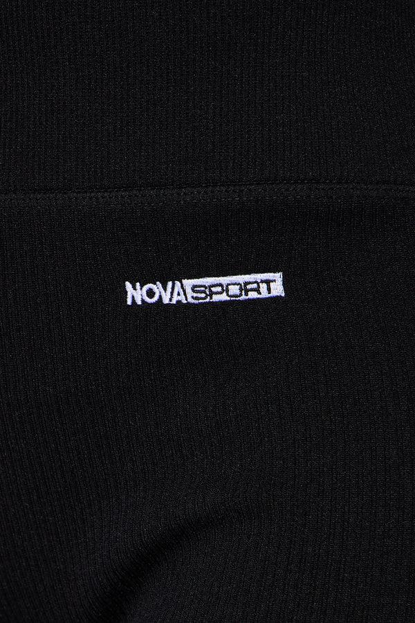 Fashion Nova Court Cutie Effortless Seamless Active Hot Short - Black