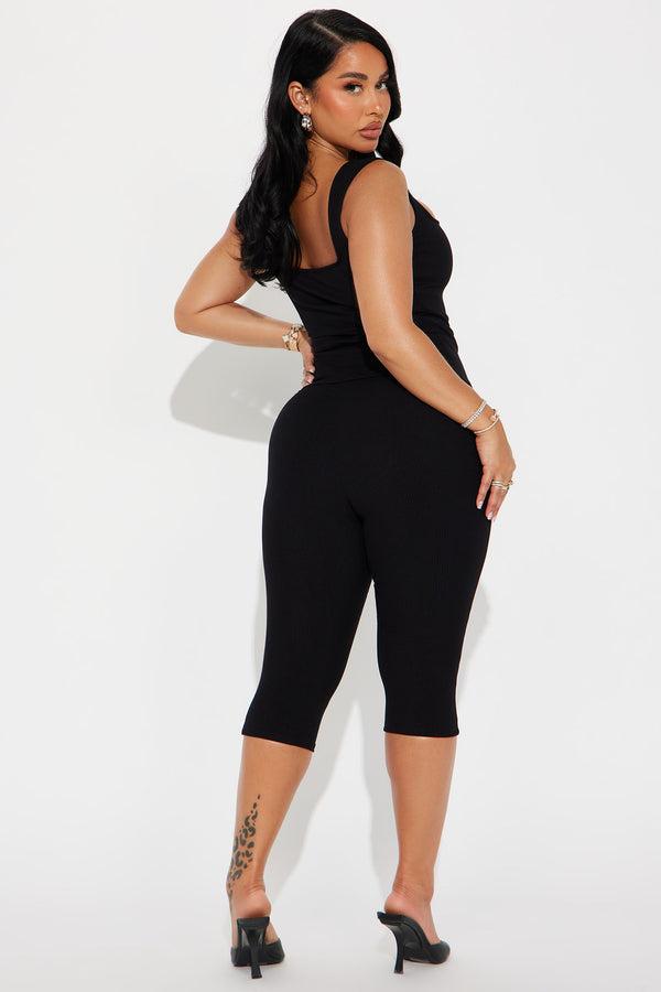 Fashion Nova Carina Snatched Pant Set - Black