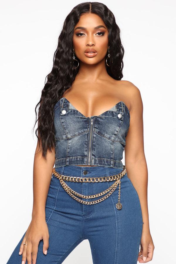 Fashion Nova Changing The Game Chain Belt - Gold