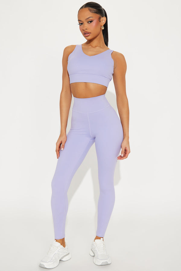 Fashion Nova Core Cadence Active Legging - Lavender