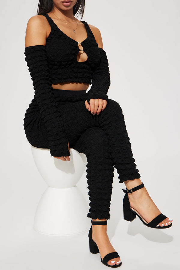 Fashion Nova Delia Heeled Sandals - Black