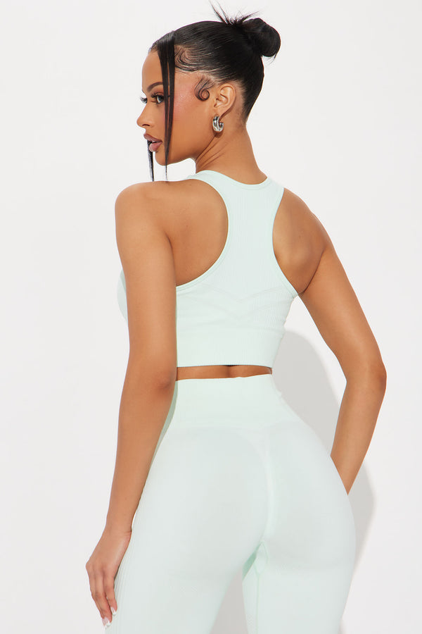 Fashion Nova Good Stretch Seamless Sports Bra - Mint
