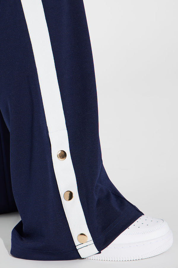 Fashion Nova Hanging Out Later Track Pant Set - Navy