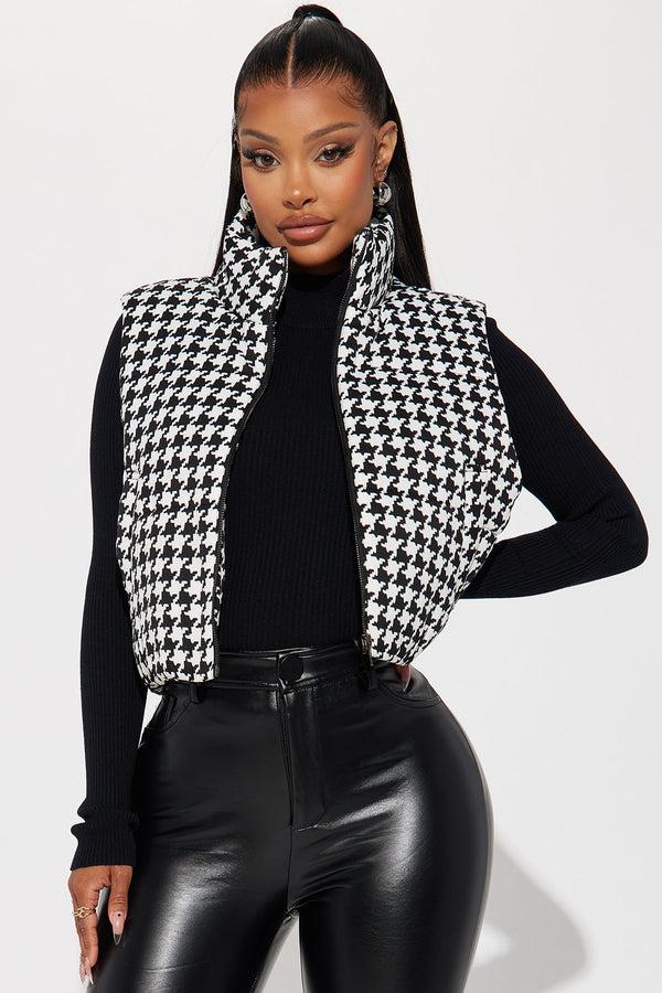 Fashion Nova Heard About Me Puffer Vest - Black