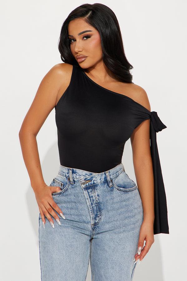 Fashion Nova Kamari Off Shoulder Top - Black