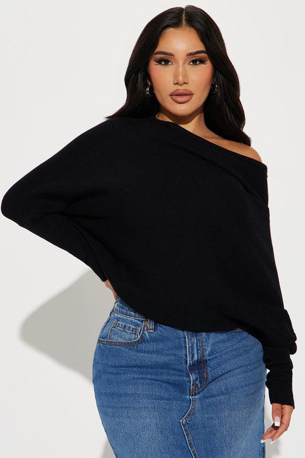 Fashion Nova Karly Sweater - Black