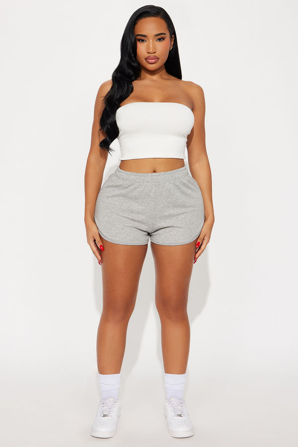 Fashion Nova Maddie Lounge Short - Grey