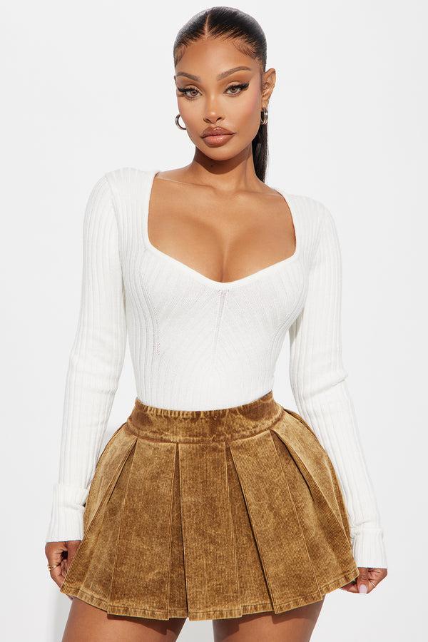 Fashion Nova Make It Last Sweater - Ivory