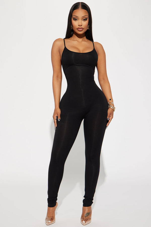 Fashion Nova Nova Season Jumpsuit - Black