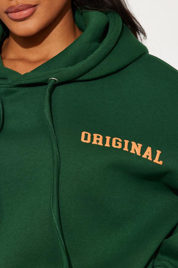 Fashion Nova Original Swag Fleece Pant Set - Hunter