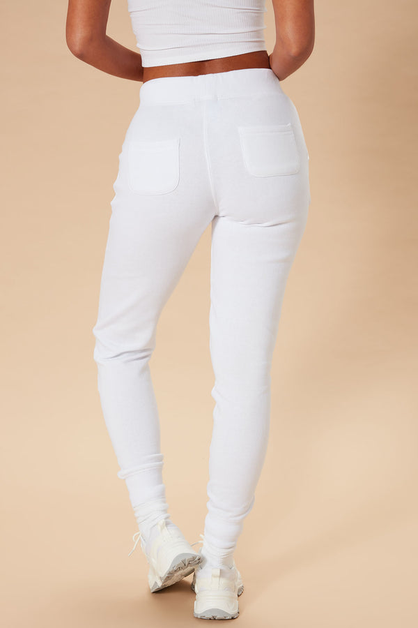 Fashion Nova Relaxed Vibe Joggers - White