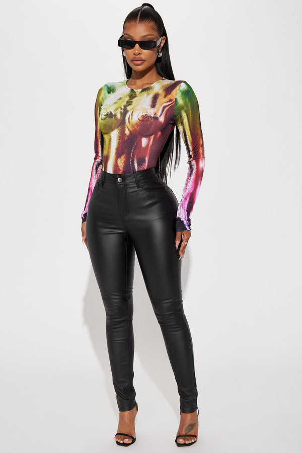 Fashion Nova Sammie High Rise Pants - Black