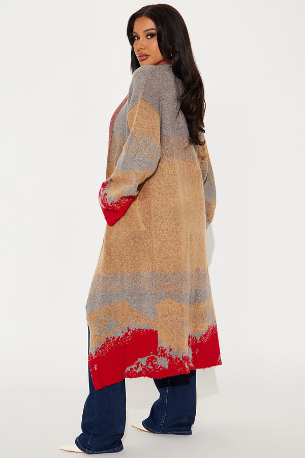 Fashion Nova West Coast Cardigan - Multi Color