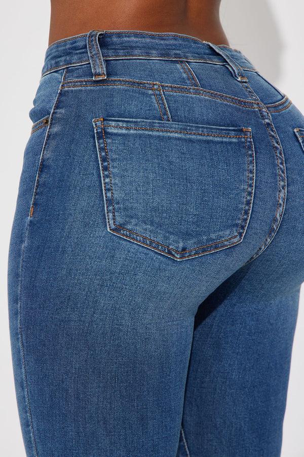 Fashion Nova Kiley Control Curvy Stretch Skinny Jeans - Vintage Wash