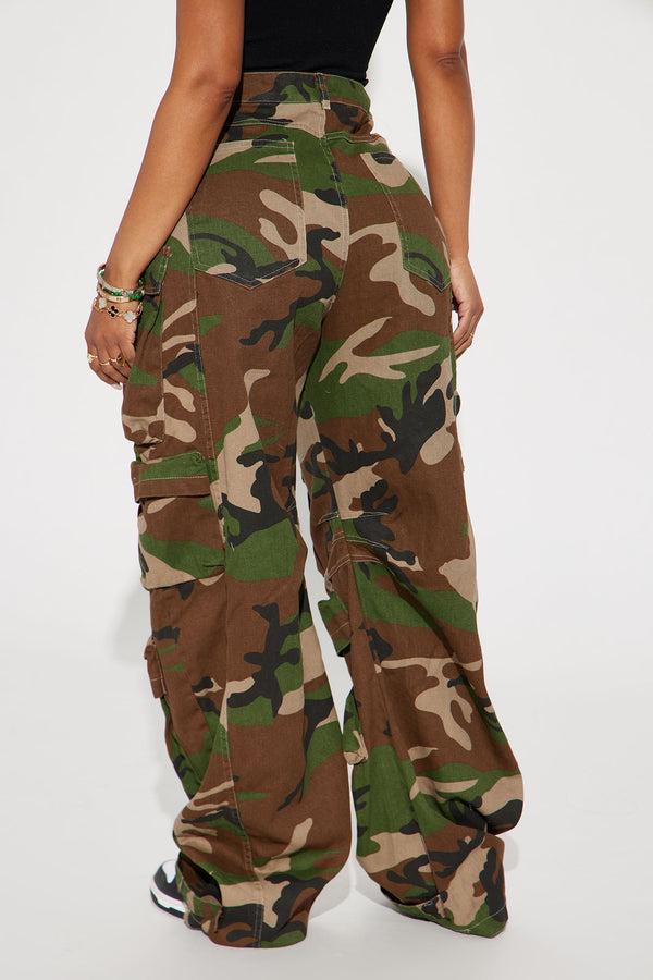 Fashion Nova Reservoir Camo Utility Pant - Camouflage