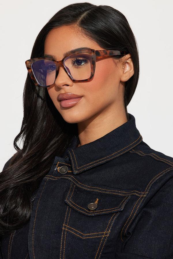 Fashion Nova Staying Focus Blue Light Glasses - Tortoise