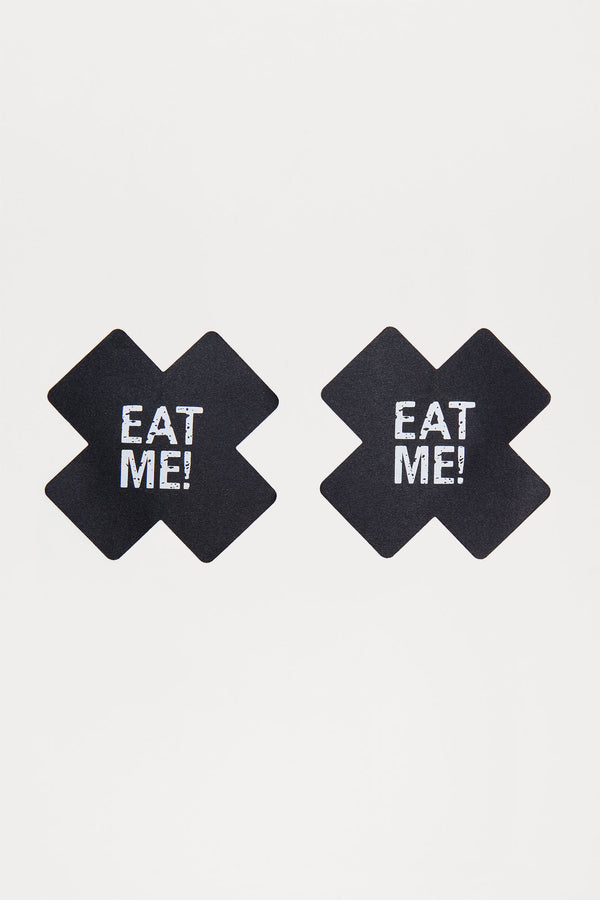 Fashion Nova Your Favorite Snack Nipple Cover Pasties - Black/combo