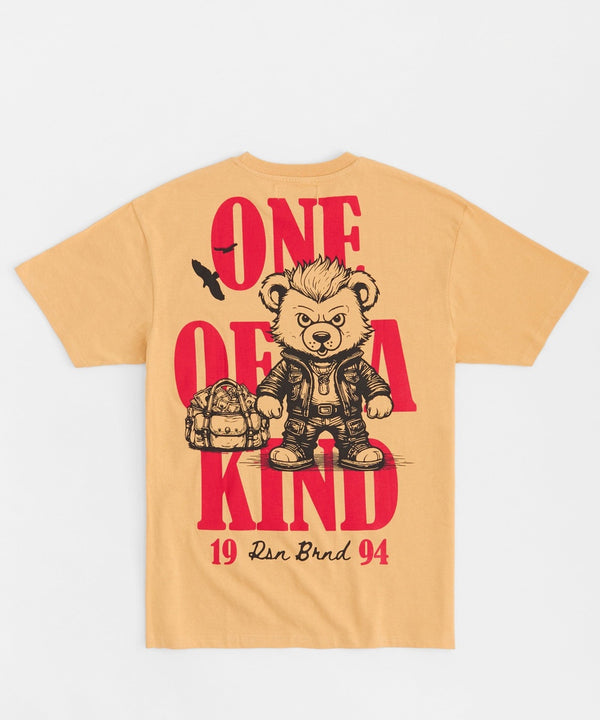 Forever21 Built Different Rhinestone Short Sleeve Tee - Khaki KHAKI