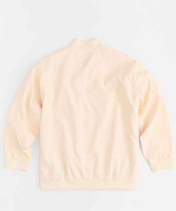 Forever21 Coaches Chenille Patched Jacket - Cream CREAM