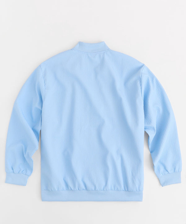 Forever21 Coaches RB Applique Jacket - Light Blue LIGHT BLUE