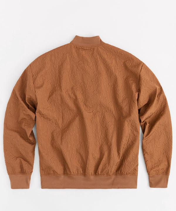 Forever21 Coaches Reason Chenille Patched Jacket - Brown BROWN