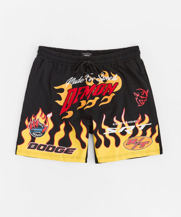 Forever21 Dodge Demon Speed Racing Short - Black BLACK
