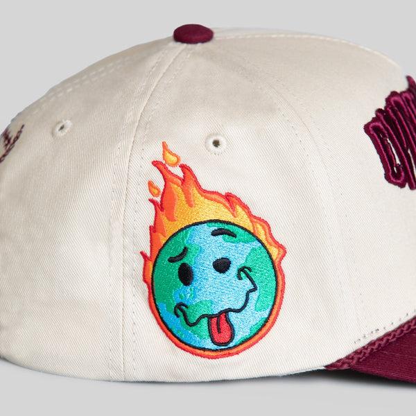 Forever21 EVERYTHINGS F*CKED SAND BORDEAUX TWILL TRUCKER Beige