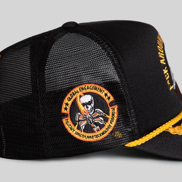 Forever21 F*CK AROUND And FIND OUT BLACK FOAM TRUCKER Black