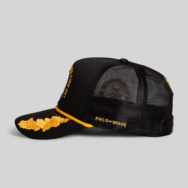 Forever21 F*CK AROUND And FIND OUT BLACK FOAM TRUCKER Black
