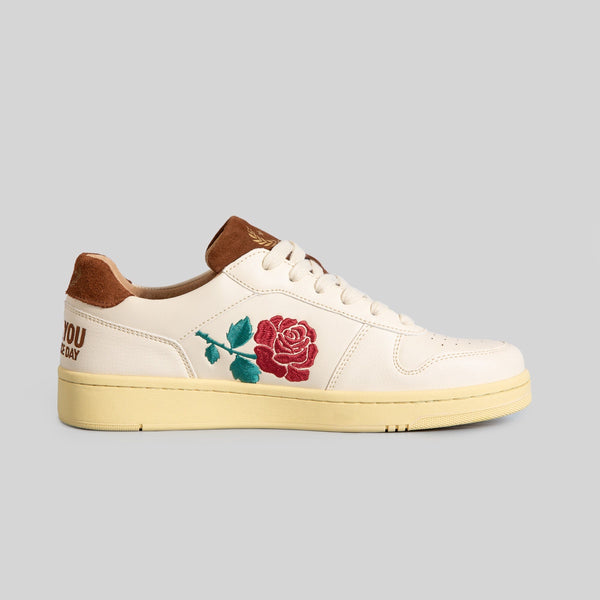 Forever21 FG-1 LOW "HAVE A NICE DAY" OFF WHITE / MOCHA Beige