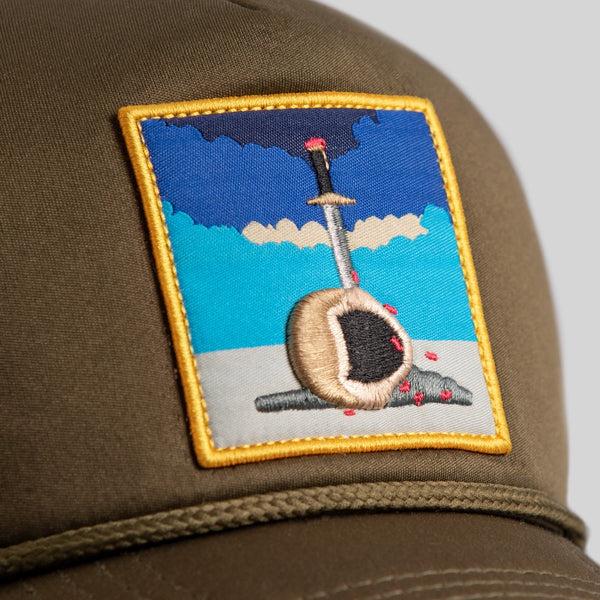 Forever21 FIELD GRADE X KURVE STUDIO HEAVY IS The HEAD OLIVE TRUCKER Olive