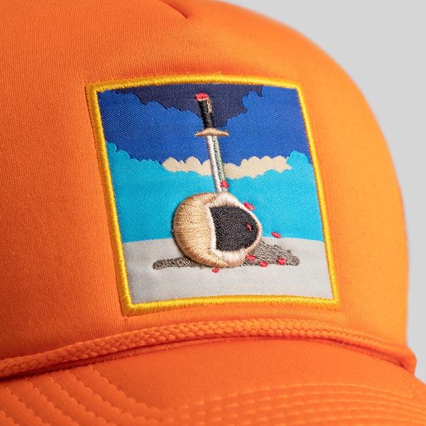 Forever21 FIELD GRADE X KURVE STUDIO HEAVY IS The HEAD ORANGE TRUCKER Orange