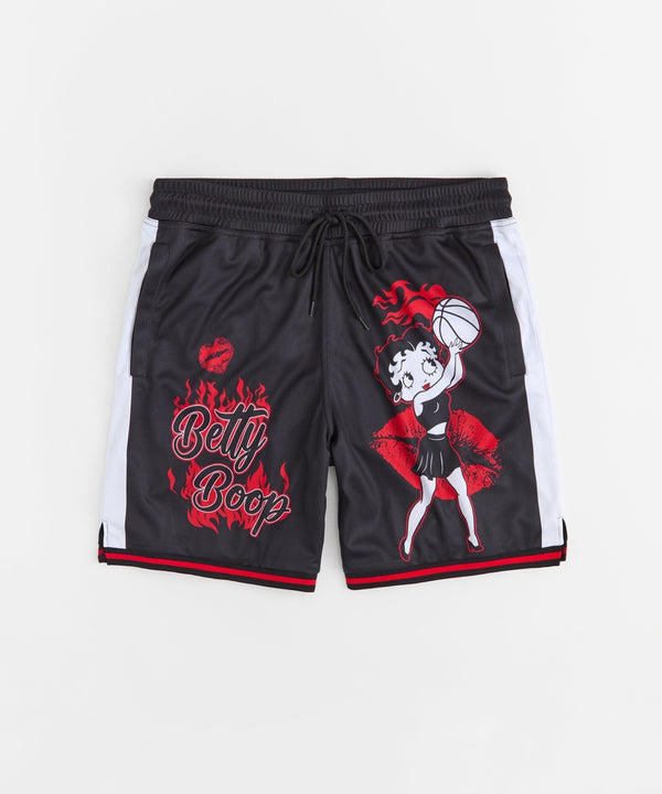 Forever21 Betty Boop Basketball Shorts - Black BLACK