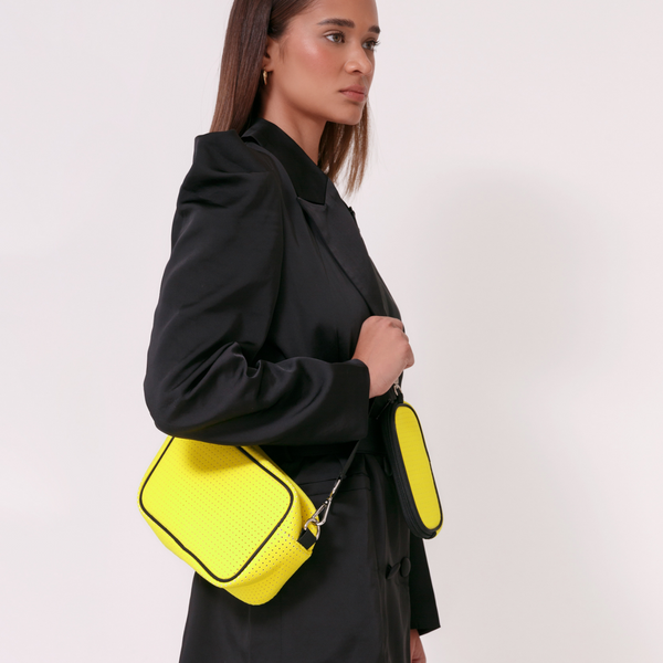 Forever21 CAMERA BAG NEON YELLOW