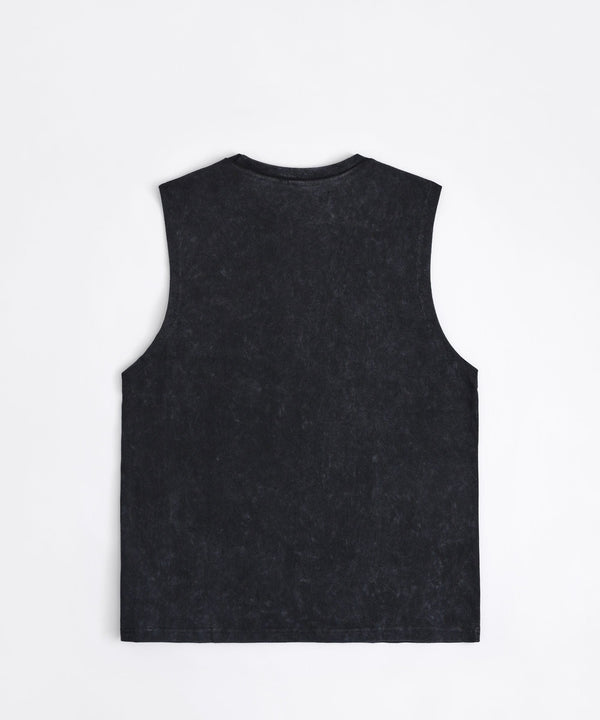 Forever21 Chase The Unknown Muscle Tee - Black BLACK