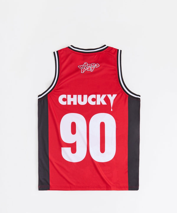 Forever21 Chucky Basketball Jersey - Red RED