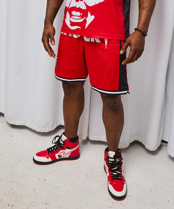 Forever21 Chucky Basketball Short - Red RED