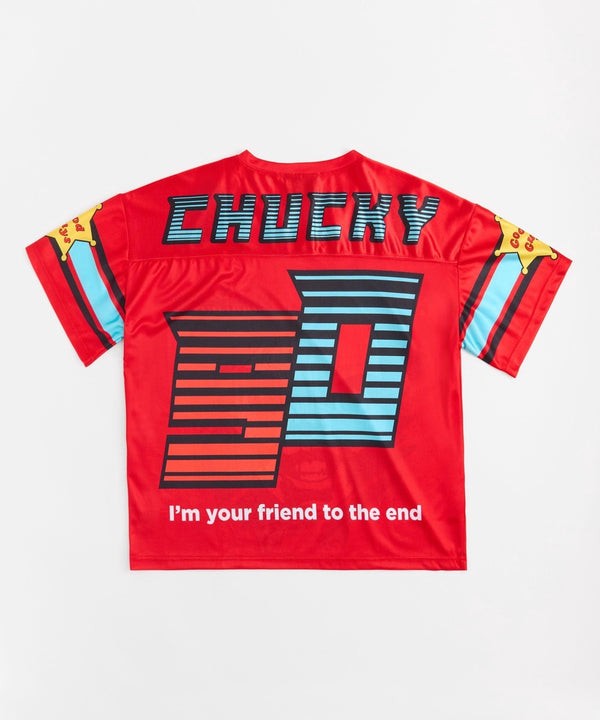 Forever21 Chucky Football Jersey - Red RED