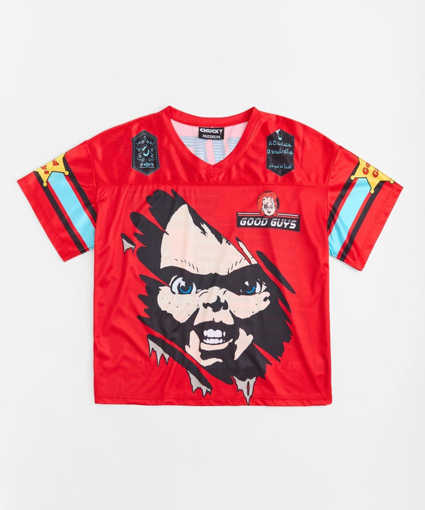 Forever21 Chucky Football Jersey - Red RED